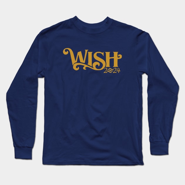 Wish Upon Waves 2024 Long Sleeve T-Shirt by Wizarding Wands & Mickey Ears